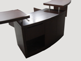 search bar and printed stand-d